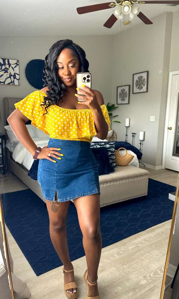 mini skirt outfit ideas